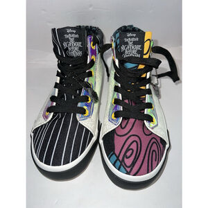 DISNEY Nightmare Before Christmas JACK & SALLY Women's Mid Top Sneaker SIZE 9